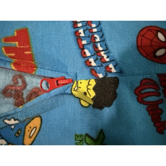 Marvel Hooded One Piece Pajamas Adult XL Cosplay Hoodie Costume Hulk Thor EUC - Picture 6 of 7